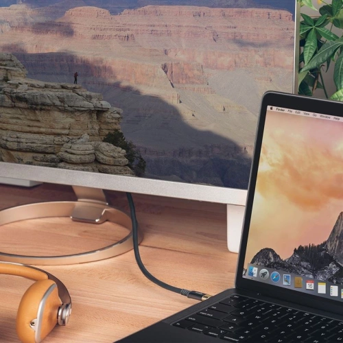 Kup Kábel Moshi USB-C Monitor Kábel Power Delivery 100 W, 4K (Szürke/Arany) - MOSH007GRYGLD - {ean13} - Sklep Home Screen
