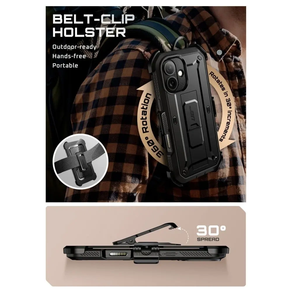 Etui Supcase Unicorn Beetle Pro do Apple iPhone 17 Black