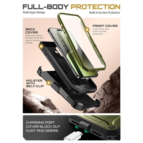 Etui Supcase Unicorn Beetle Pro do Apple iPhone 17 Guldan