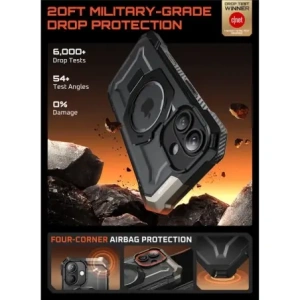 Etui Supcase Unicorn Beetle Grip Mag MagSafe do Apple iPhone 17 Black