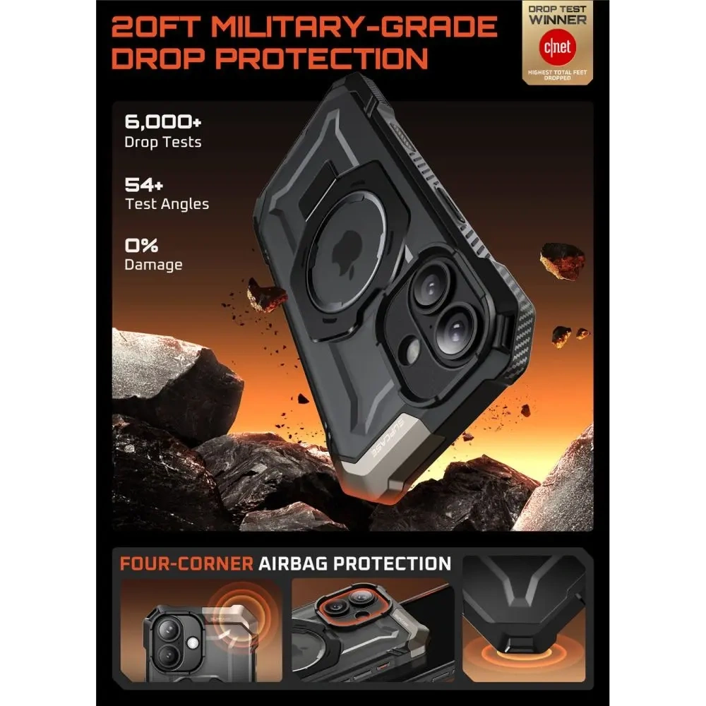 Etui Supcase Unicorn Beetle Grip Mag MagSafe do Apple iPhone 17 Black