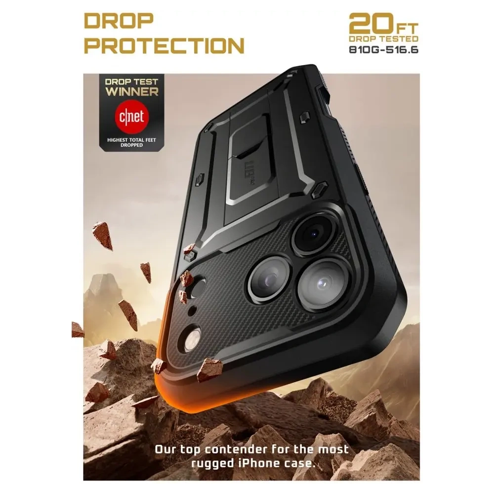 Etui Supcase Unicorn Beetle Pro do Apple iPhone 17 Pro Black