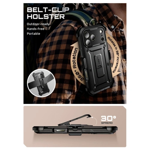 Etui Supcase Unicorn Beetle Pro do Apple iPhone 17 Pro Black