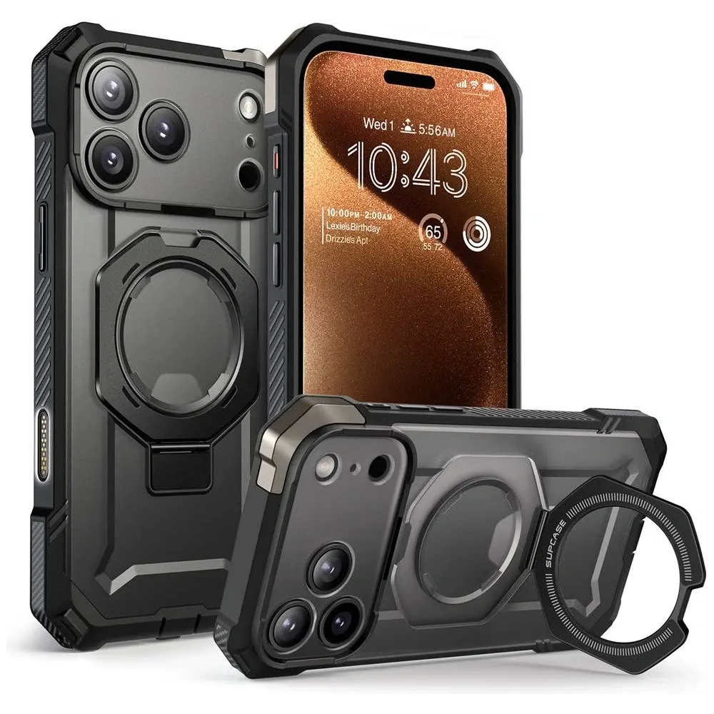 Etui Supcase Unicorn Beetle Grip Mag MagSafe do Apple iPhone 17 Pro Black