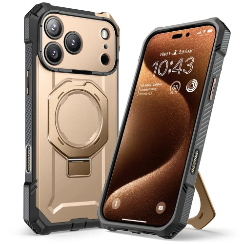 Etui Supcase Unicorn Beetle Grip Mag MagSafe do Apple iPhone 17 Pro Desert Gold