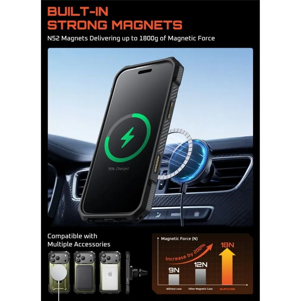 Etui Supcase Unicorn Beetle Grip Mag MagSafe do Apple iPhone 17 Pro Guldan