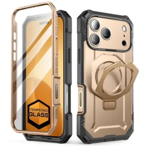 Etui Supcase Unicorn Beetle Grip Pro Mag MagSafe do Apple iPhone 17 Pro Desert Gold