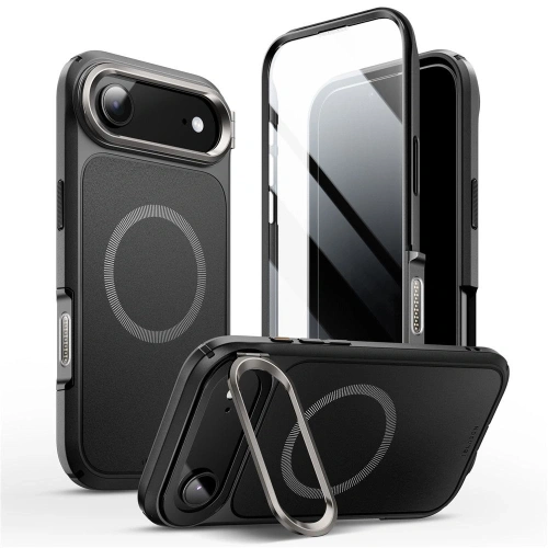 Etui Supcase IBLSN Ares Flip Mag MagSafe do Apple iPhone 17 Air Black