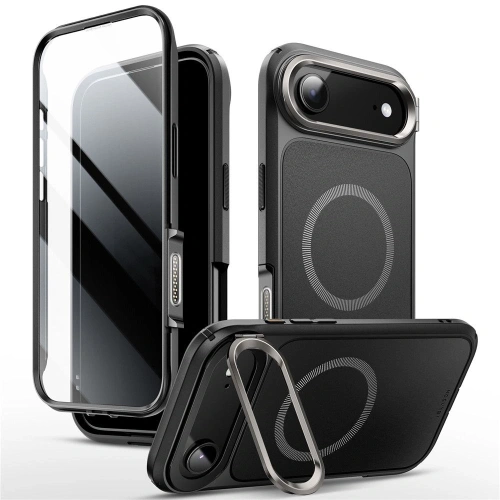 Etui Supcase IBLSN Ares Flip Mag MagSafe do Apple iPhone 17 Air Black