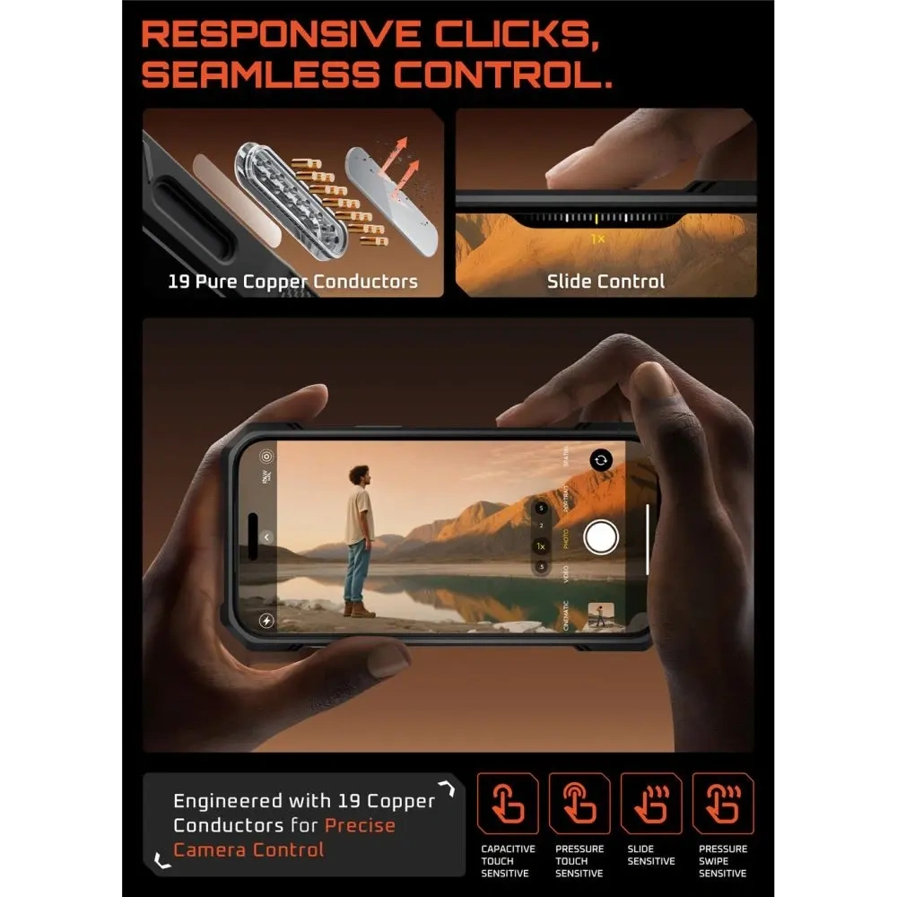 Etui Supcase Unicorn Beetle Grip Mag MagSafe do Apple iPhone Air Black