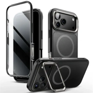 Etui Supcase IBLSN Ares Flip Mag MagSafe do Apple iPhone 17 Pro Max Black