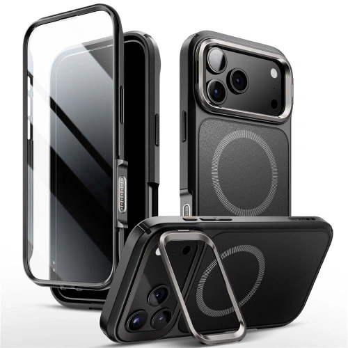 Etui Supcase IBLSN Ares Flip Mag MagSafe do Apple iPhone 17 Pro Max Black