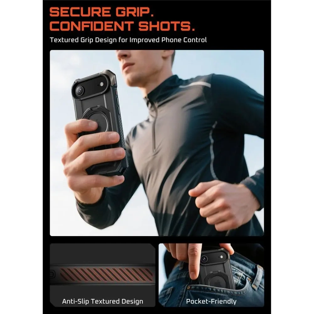 Etui Supcase Unicorn Beetle Grip Mag MagSafe do Apple iPhone Air Black