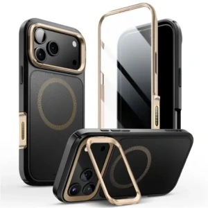 Etui Supcase IBLSN Ares Flip Mag MagSafe do Apple iPhone 17 Pro Max Desert Gold