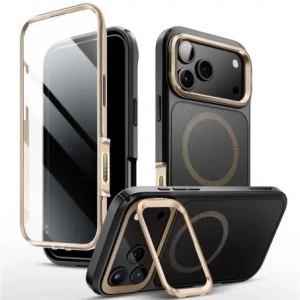 Etui Supcase IBLSN Ares Flip Mag MagSafe do Apple iPhone 17 Pro Max Desert Gold