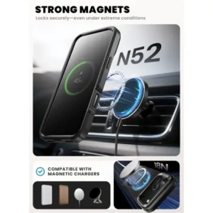 Etui Supcase IBLSN Ares Flip Mag MagSafe do Apple iPhone 17 Pro Max Black