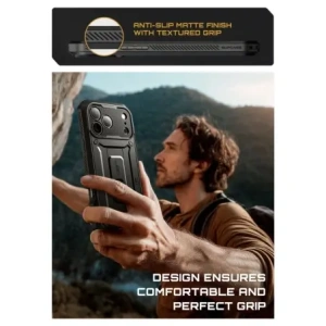 Etui Supcase Unicorn Beetle Pro do Apple iPhone 17 Pro Max Black