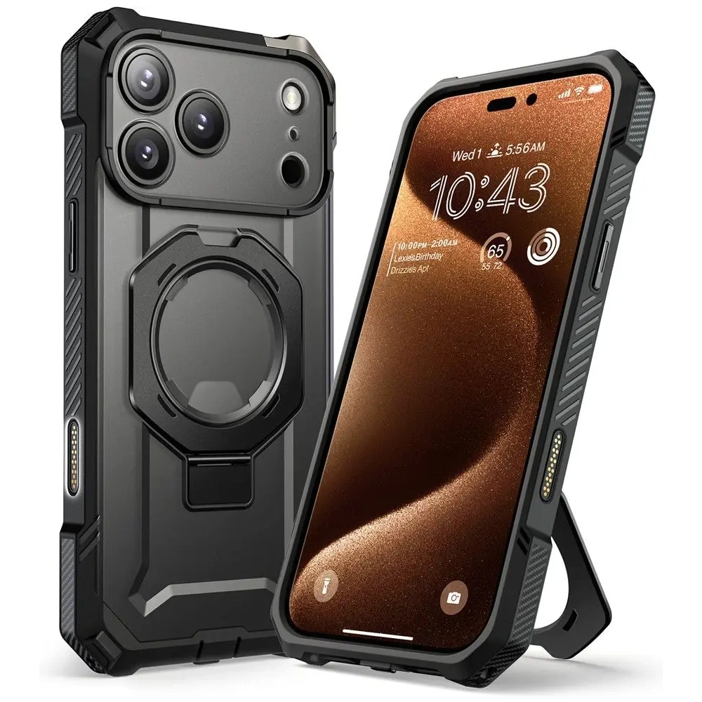 Etui Supcase Unicorn Beetle Grip Mag MagSafe do Apple iPhone 17 Pro Max Black