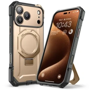 Etui Supcase Unicorn Beetle Grip Mag MagSafe do Apple iPhone 17 Pro Max Desert Gold