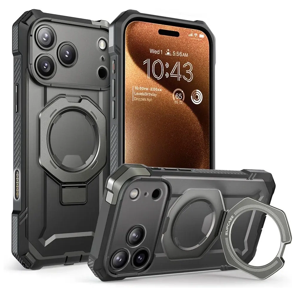 Etui Supcase Unicorn Beetle Grip Mag MagSafe do Apple iPhone 17 Pro Max Grey