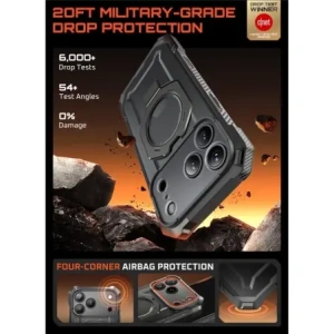 Etui Supcase Unicorn Beetle Grip Mag MagSafe do Apple iPhone 17 Pro Max Grey
