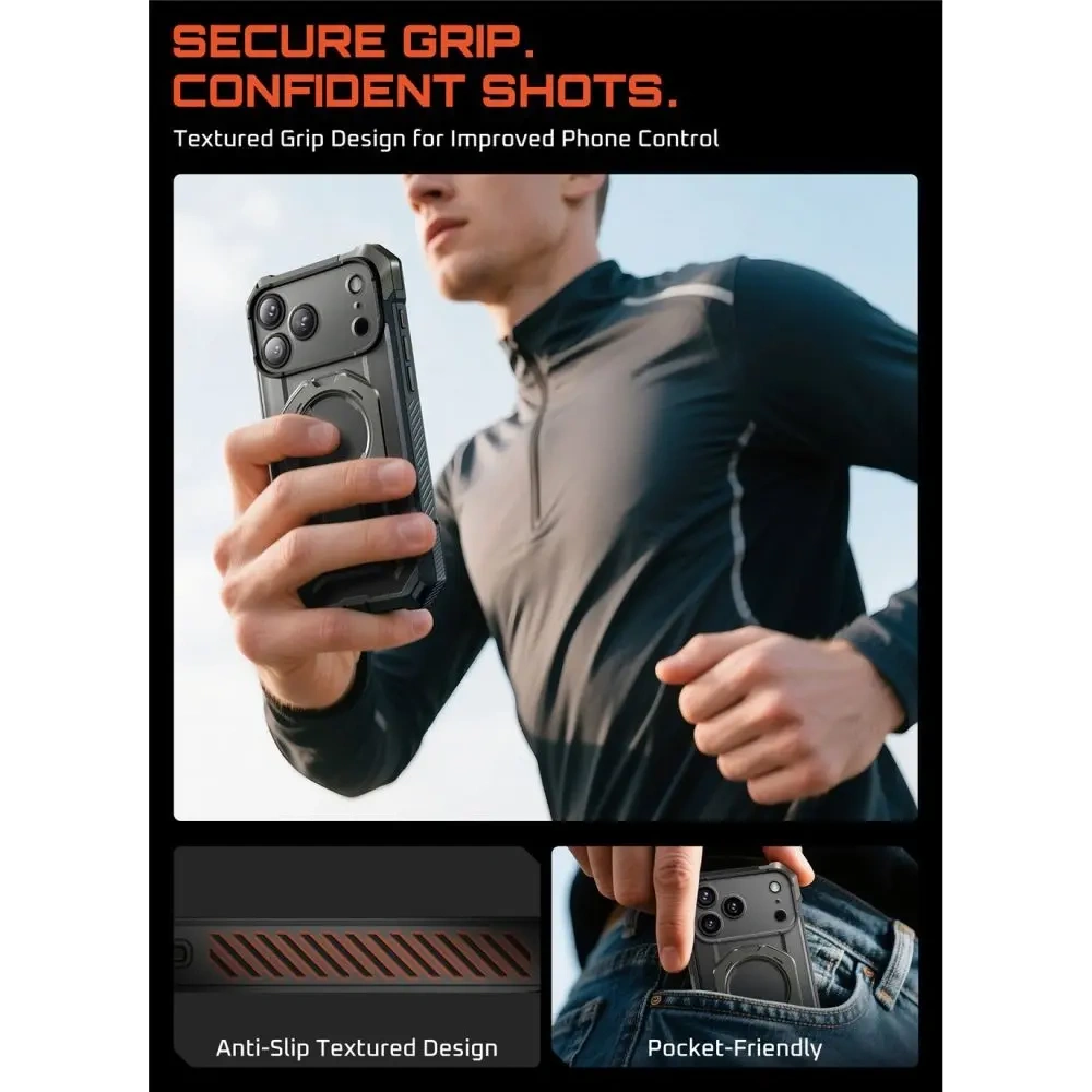 Etui Supcase Unicorn Beetle Grip Mag MagSafe do Apple iPhone 17 Pro Max Grey