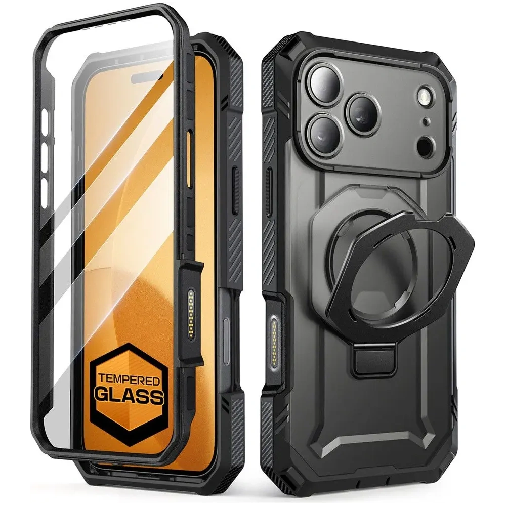 Etui Supcase Unicorn Beetle Grip Pro Mag MagSafe do Apple iPhone 17 Pro Max Black