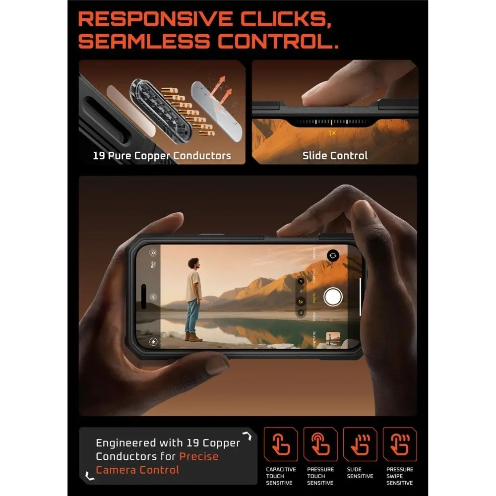 Etui Supcase Unicorn Beetle Grip Pro Mag MagSafe do Apple iPhone 17 Pro Max Black