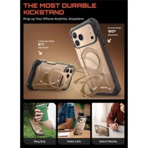 Etui Supcase Unicorn Beetle Grip Pro Mag MagSafe do Apple iPhone 17 Pro Max Desert Gold