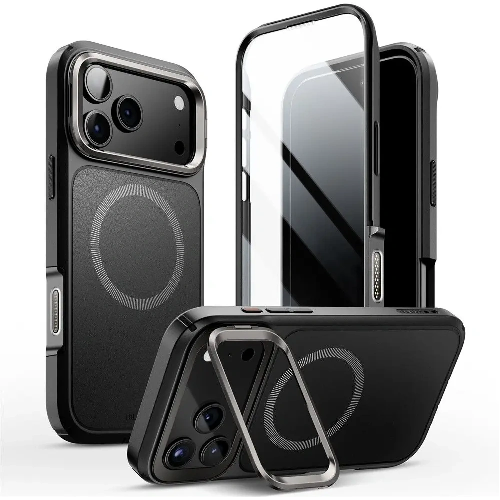 Etui Supcase IBLSN Ares Flip Mag MagSafe do Apple iPhone 17 Pro Black