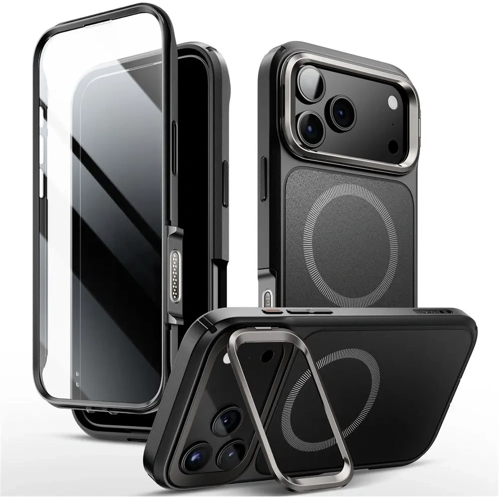 Etui Supcase IBLSN Ares Flip Mag MagSafe do Apple iPhone 17 Pro Black