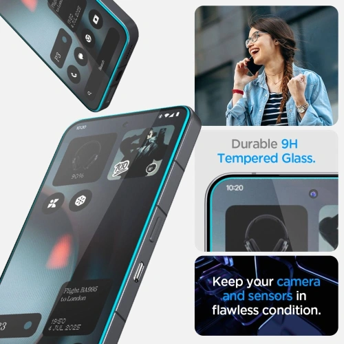 Szkło hartowane Spigen Glas.tr ez Fit do Nothing Phone 3 Clear [2 PACK]
