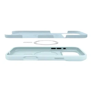 Etui Spigen Silicone Fit Mag MagSafe do Apple iPhone 17 Pro Max Mute Blue