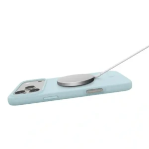 Etui Spigen Silicone Fit Mag MagSafe do Apple iPhone 17 Pro Max Mute Blue