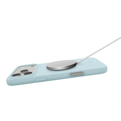 Etui Spigen Silicone Fit Mag MagSafe do Apple iPhone 17 Pro Max Mute Blue