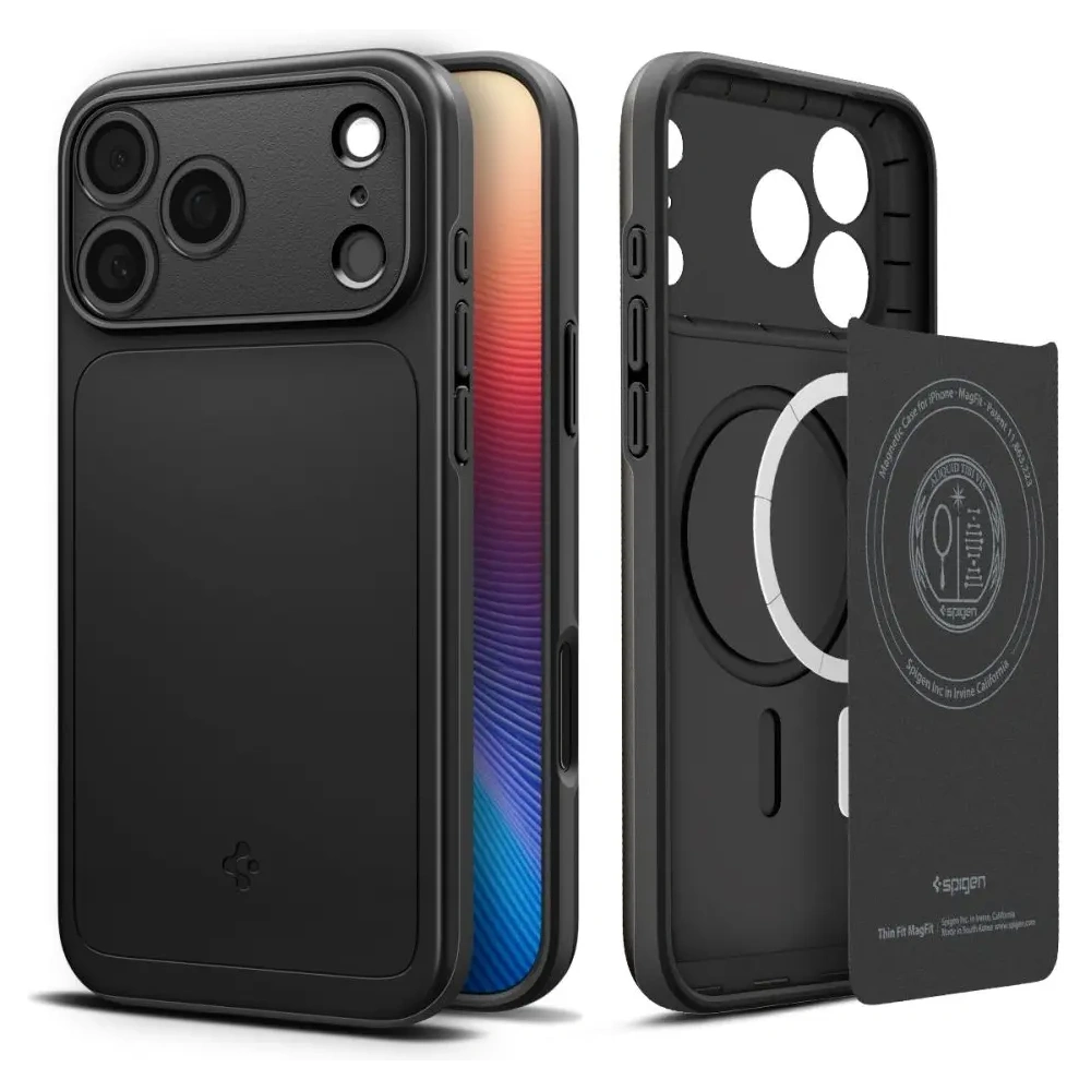 Etui Spigen Thin Fit Mag MagSafe do Apple iPhone 17 Pro Max Black