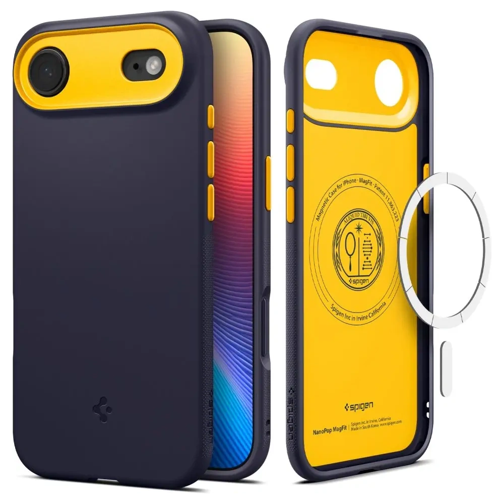 Etui Spigen Nano Pop Mag MagSafe do Apple iPhone Air Blueberry Navy