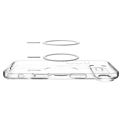 Etui Spigen Ultra Hybrid Mag MagSafe do Apple iPhone 17 Air Clear/white