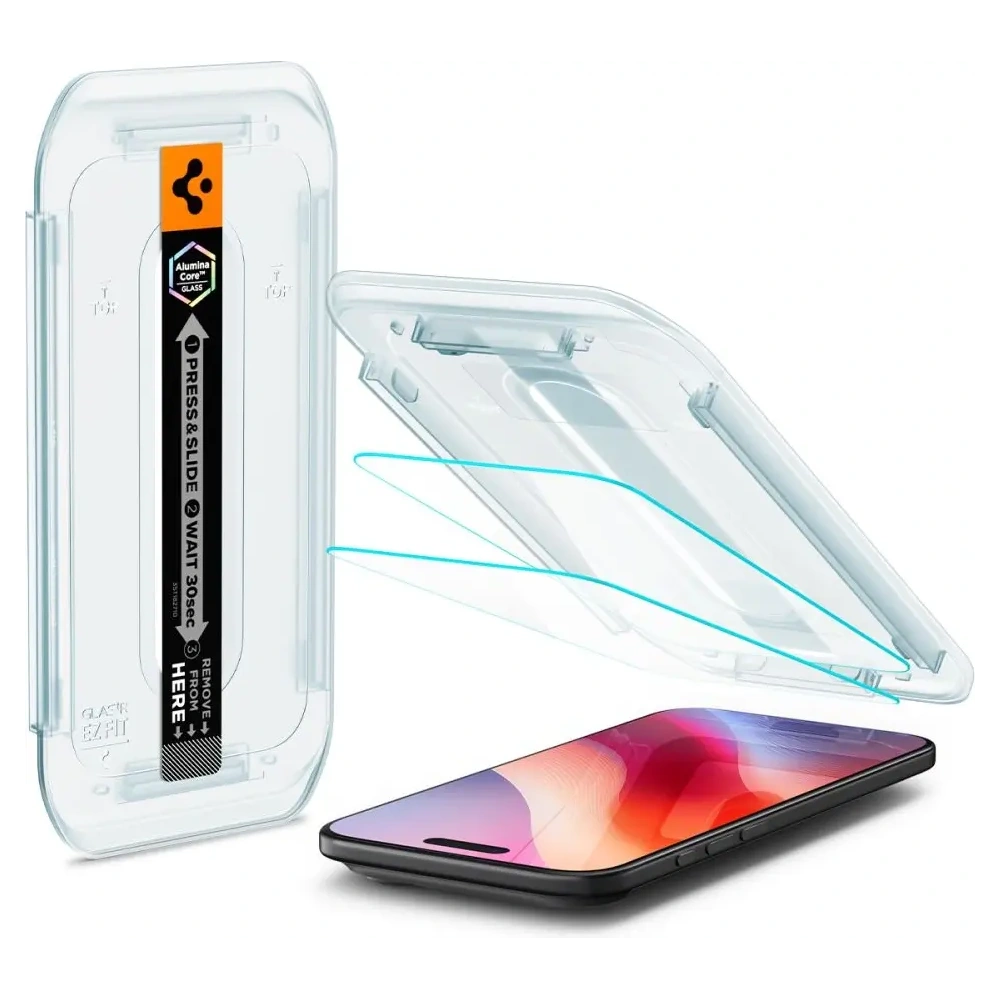 Szkło hartowane Spigen Glas.tr ez Fit do Apple iPhone Air Clear [2 PACK]