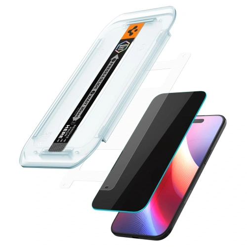 Szkło prywatyzujące Spigen Glas.tr ez Fit do Apple iPhone 17 Air Privacy [2 PACK]