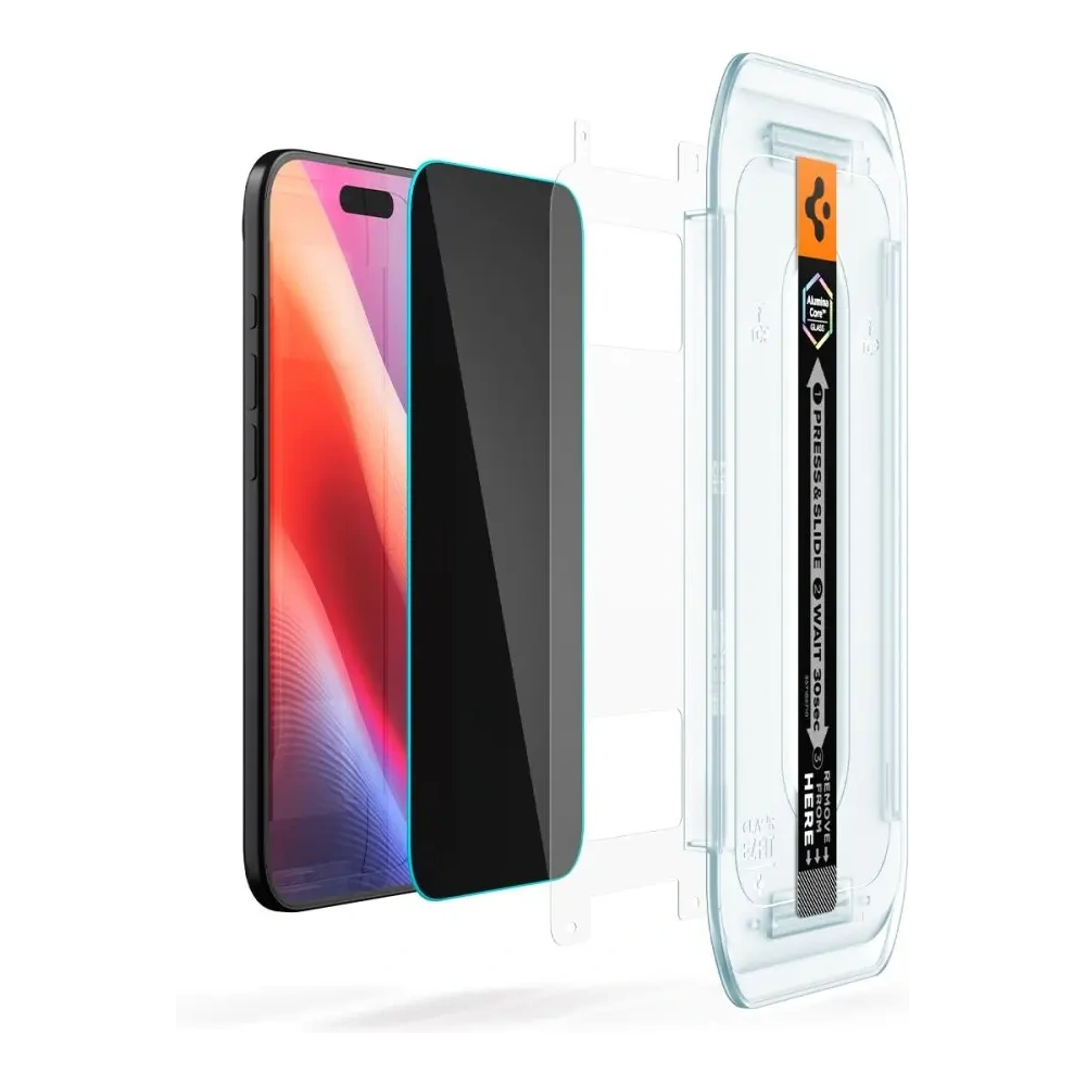 Szkło prywatyzujące Spigen Glas.tr ez Fit do Apple iPhone Air Privacy [2 PACK]