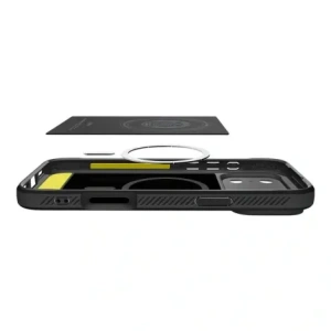Etui Spigen Rugged Armor Mag MagSafe do Apple iPhone 17 Pro Matte Black