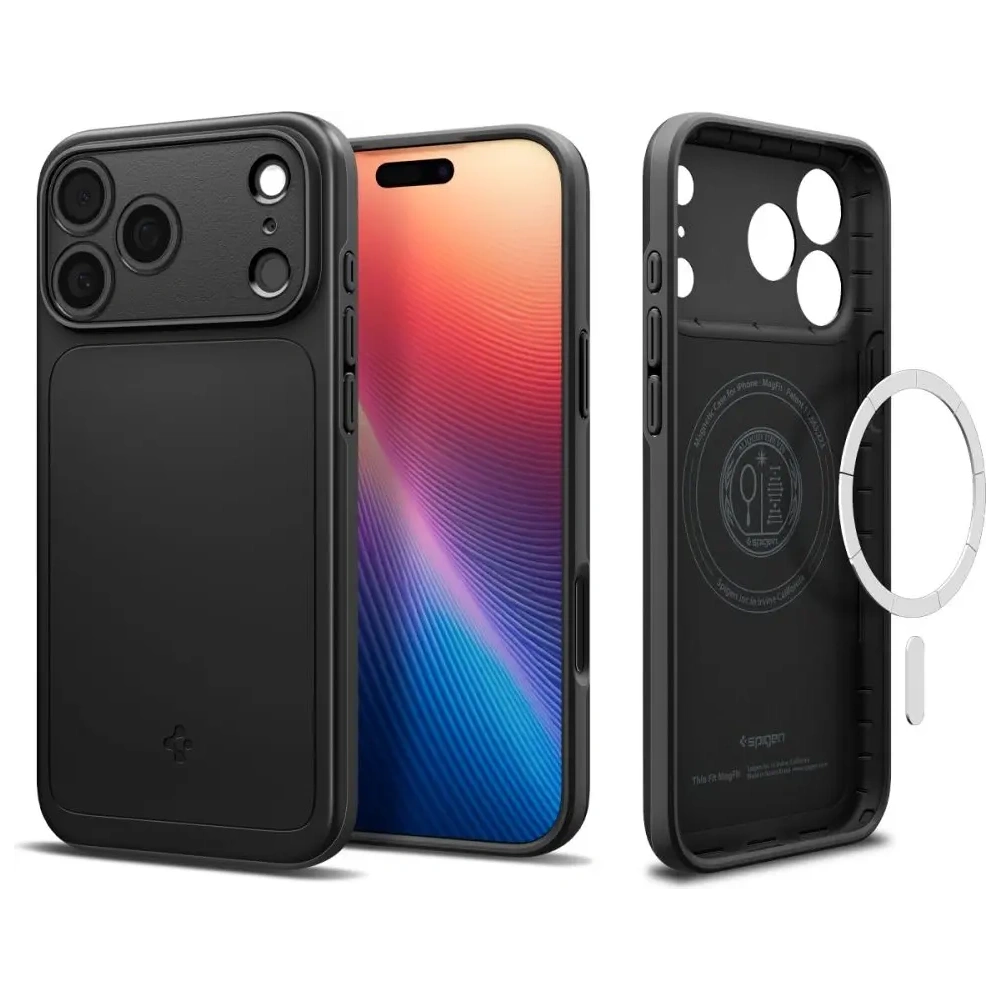 Etui Spigen Thin Fit Mag MagSafe do Apple iPhone 17 Pro Black