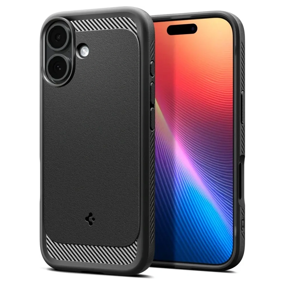 Etui Spigen Rugged Armor Mag MagSafe do Apple iPhone 17 Matte Black