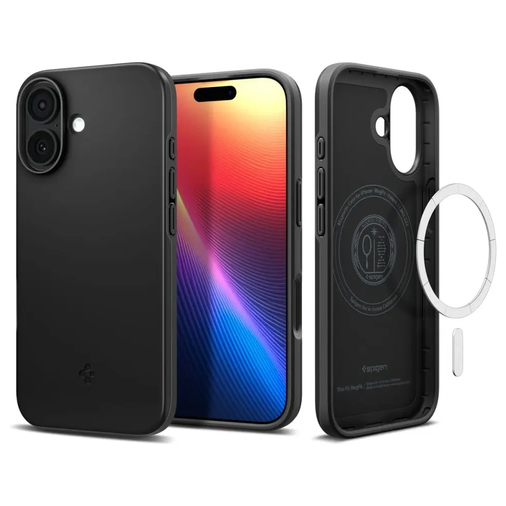 Etui Spigen Thin Fit Mag MagSafe do Apple iPhone 17 Black