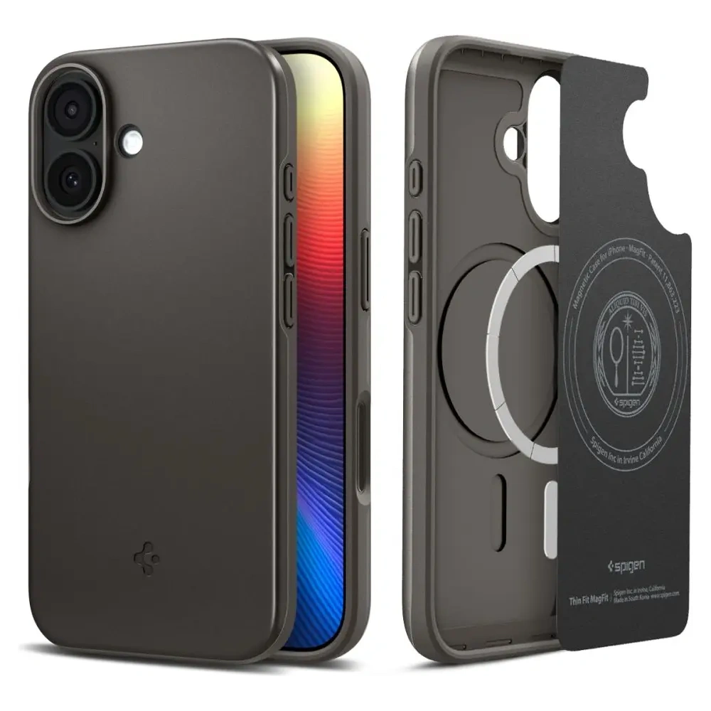Etui Spigen Thin Fit Mag MagSafe do Apple iPhone 17 Gunmetal