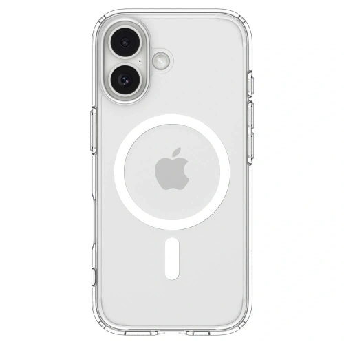 Etui Spigen Ultra Hybrid Mag MagSafe do Apple iPhone 17 Clear/white