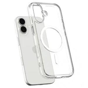 Etui Spigen Ultra Hybrid Mag MagSafe do Apple iPhone 17 Clear/white
