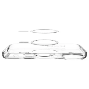 Etui Spigen Ultra Hybrid Mag MagSafe do Apple iPhone 17 Clear/white
