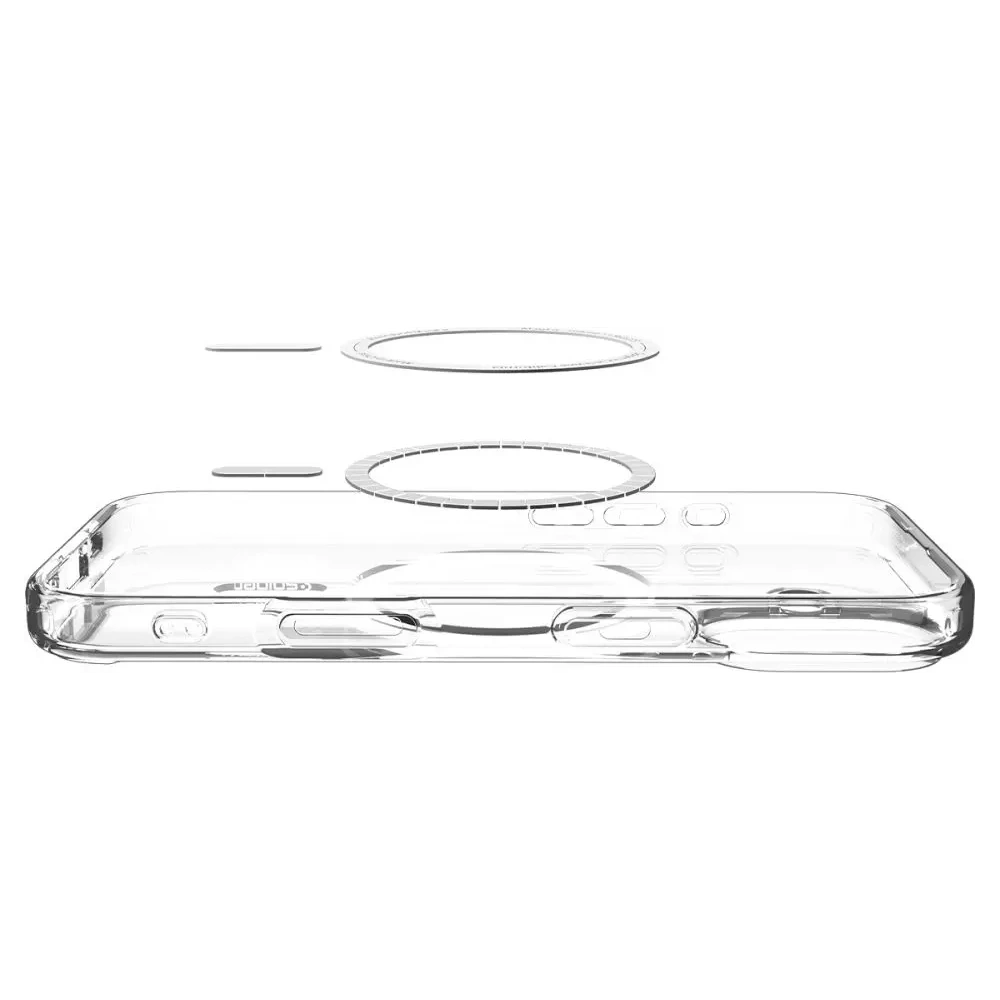 Etui Spigen Ultra Hybrid Mag MagSafe do Apple iPhone 17 Clear/white